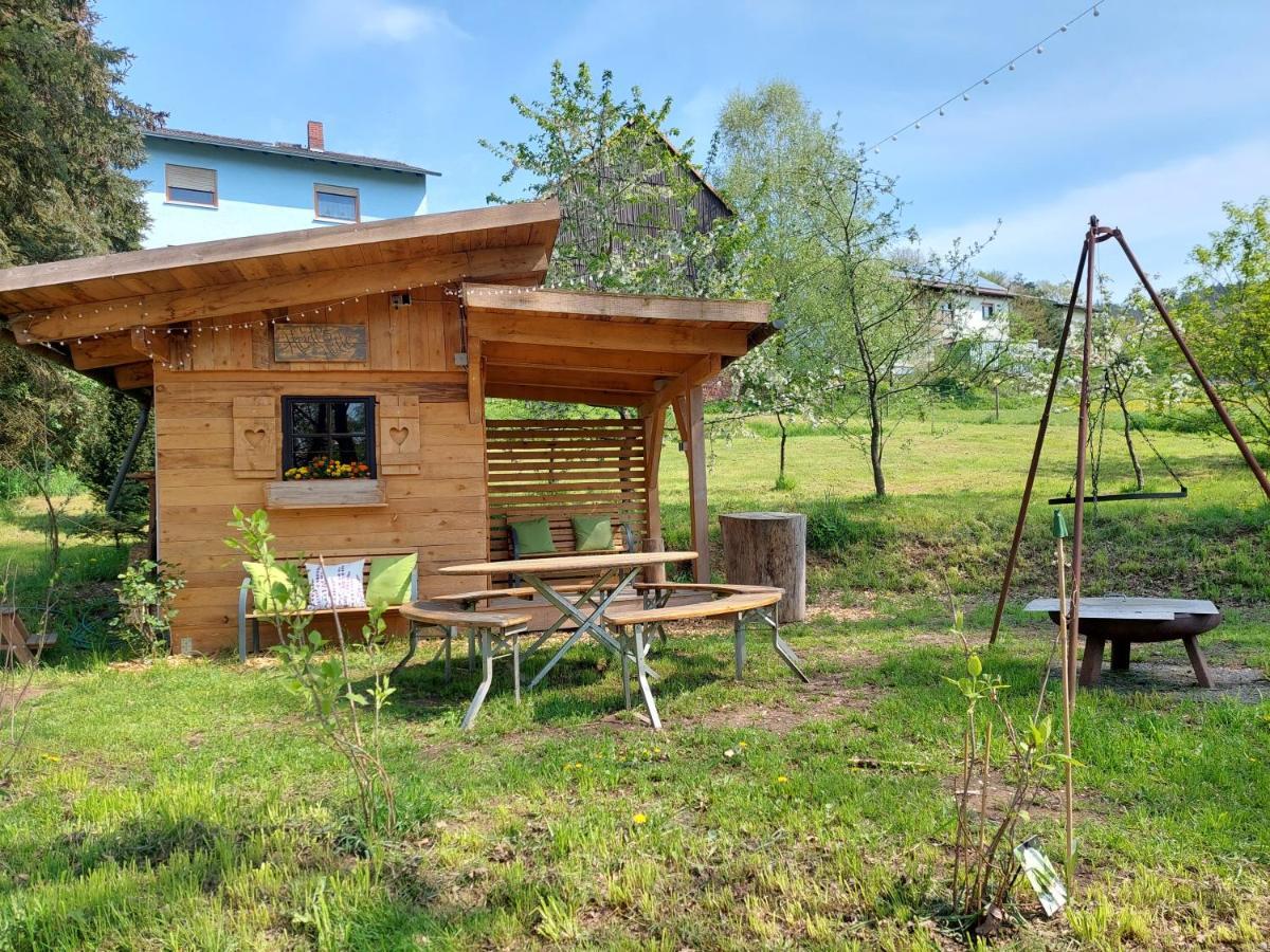 Ferienwohnungen Hof Heiderich Oberzent Eksteriør billede